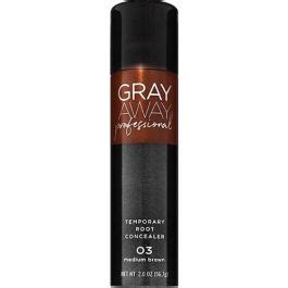 Gray Away Root Concealer Spray Med Brown Oz