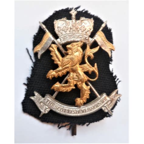 The Scottish Yeomanry Cap Badge British Army British Army