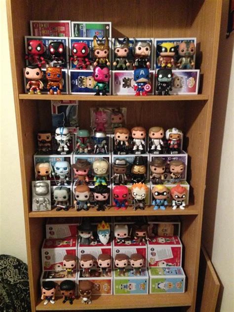 Display Funko Pops Using Boxes As Risers Funko Pop Display Funko