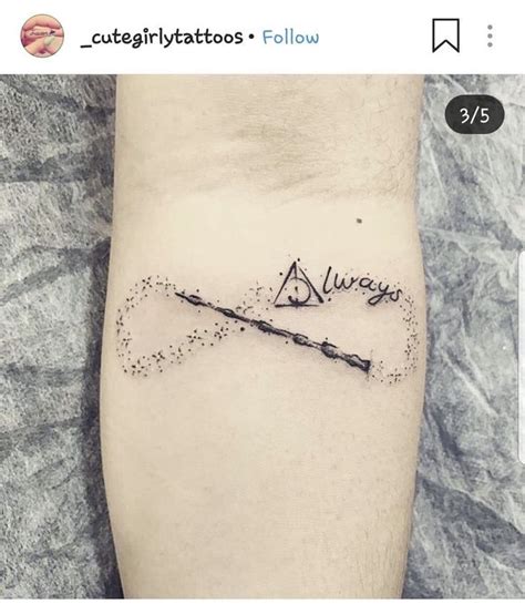 Untitled Harry Potter Tattoo Small Harry Tattoos Harry Potter Tattoos