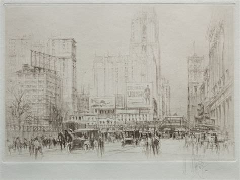 New York City Nd Street By William Walcot Artvee