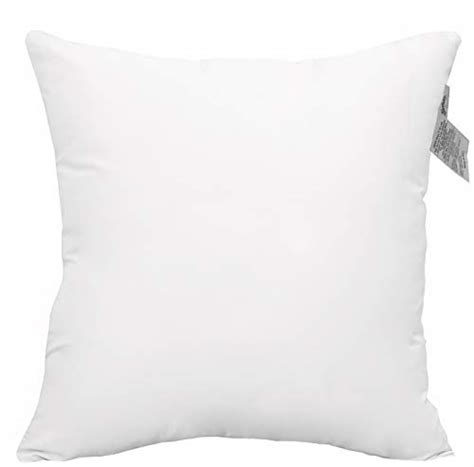 ACCENTHOME 16x16 Pillow Inserts Pack Of 4 Hypoallergenic Throw