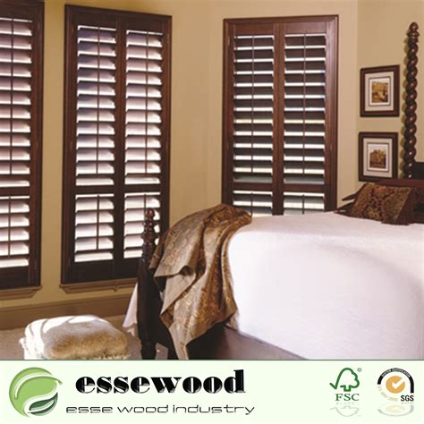 Color Customized Basswood Plantation Shutter Window Shutter For