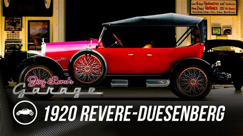 1920 ReVere Duesenberg Four Passenger Jay Leno S Garage YouTube