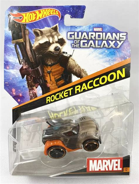 Marvel Hot Wheels Mattel Rocket Raccoon Guardians Of The Galaxy