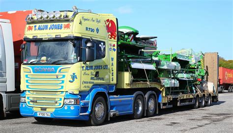 Scania R730 T Alun Jones Plant Transporter V700TAJ Frank Flickr