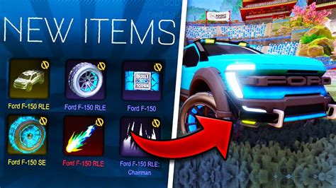 New Ford F 150 Dlc Out Now Full Showcase Rocket League Youtube