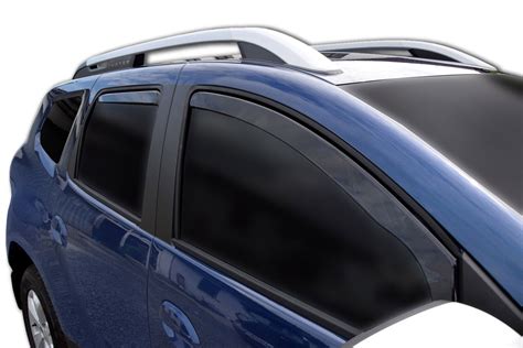 GP WIND DEFLECTORS RAIN GUARDS For DACIA DUSTER Mk2 2018 Up 4 PCS SET