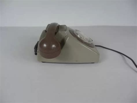 VINTAGE BT GPO Rotary Dial Telephone Two Tone Grey 15 99 PicClick UK