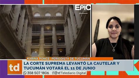 La Corte Suprema Levantó Cautelar Y Habilitó Las Elecciones En Tucumán