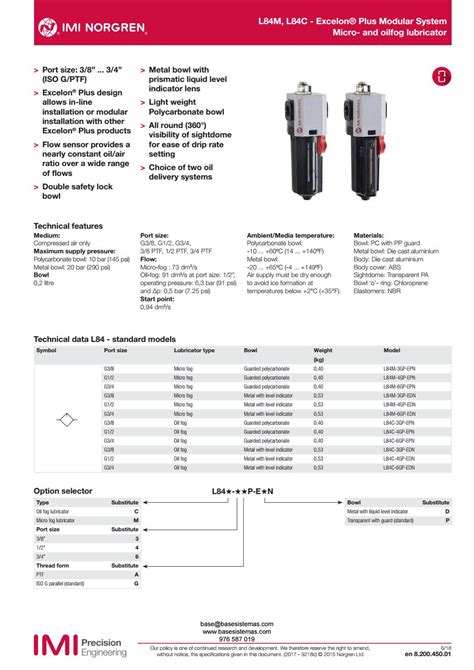 Lubricador Norgren L C By Base Sistemas Issuu