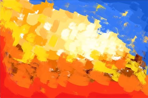 Fondo Pintado A Mano Abstracto Vector Gratis