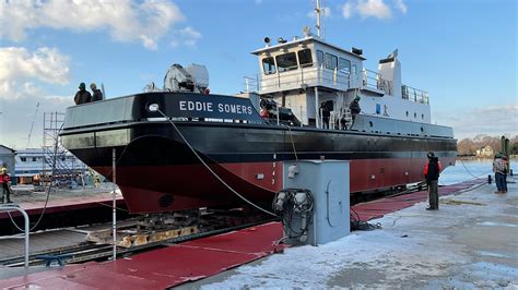 Smith Island's icebreaker ready as winter lifeline, tribute to captain