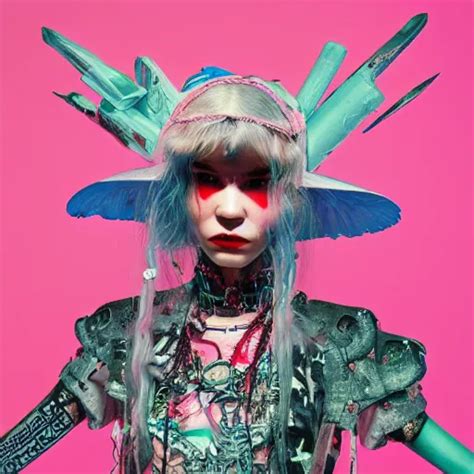 Grimes Miss Anthropocene Album Cover Album Art Stable Diffusion