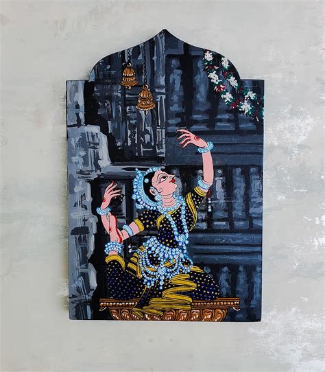 Odissi Dancer Wall Painting: Amazon.in: Home & Kitchen