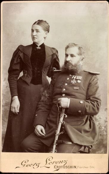 Kabinett Foto Krotoschin Posen Deutscher Soldat In Uniform Orden