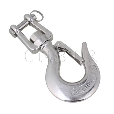 Cnbtr Kg American Type Swivel Lifting Silver Tone Clevis Hook