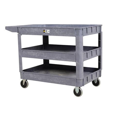 Vestil Steel Platform Truck With Rubber Casters Ecspt 2448 The Home Depot