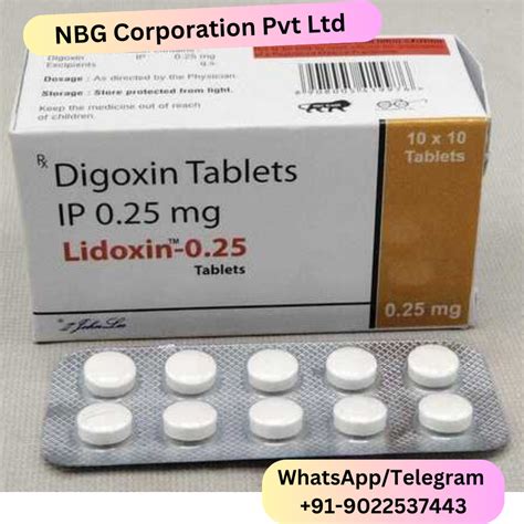 Digoxin Tablet At Best Price In India