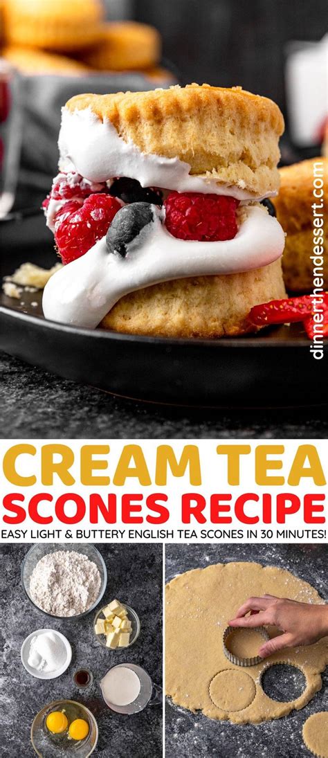 Cream Tea Scones Recipe Dinner Then Dessert