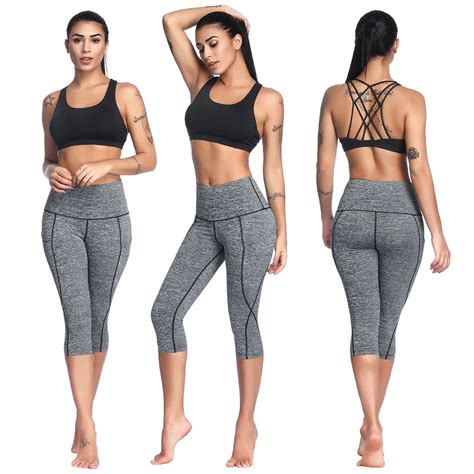 Aliexpress Buy Women S High Waist Yoga Pants Tummy Control