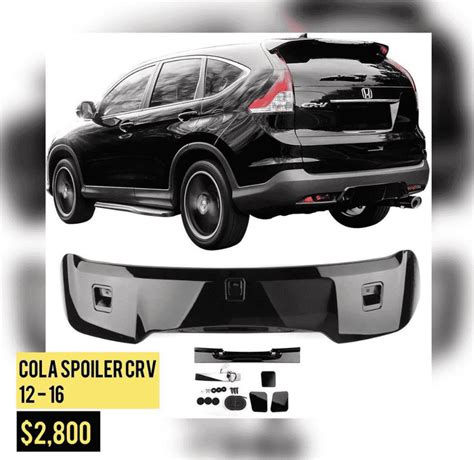 Cola Spoiler Honda CR V 2012 16 Auto Custom