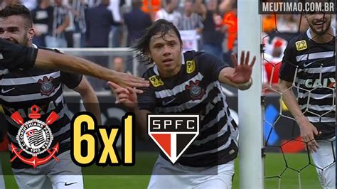 Corinthians 6x1 São Paulo 22 11 2015 Todos Os Gols Youtube