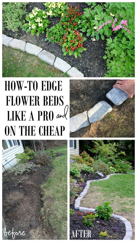 10 Lovable Cheap Flower Bed Edging Ideas 2024