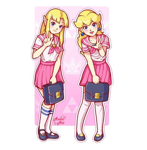 Princess Peach School Uniform Livestream By Chocomiru02 On Deviantart