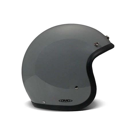 Casco Moto Dmd Jet Vintage Crayon Grey