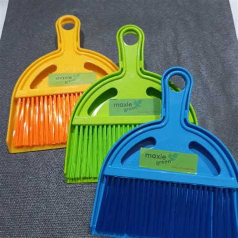 Jual Maxie Green Sapu Pengki Set Mini Sapu Mobil Mini Dustpan Set Murah