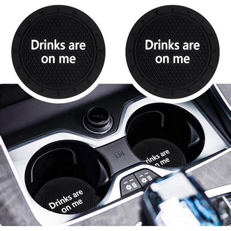 Pack Don T Fuck Up Non Slip Car Coasterscar Cup Holder Coaster Dreamfactory