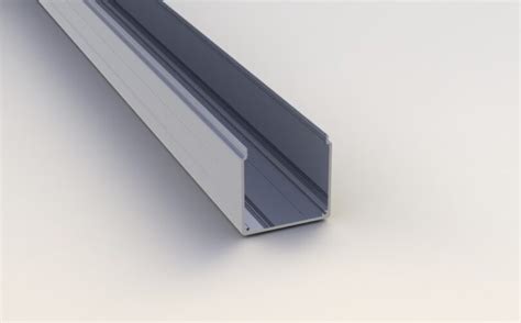 Aluminium – Kabelkanal 80×80 in U-Form