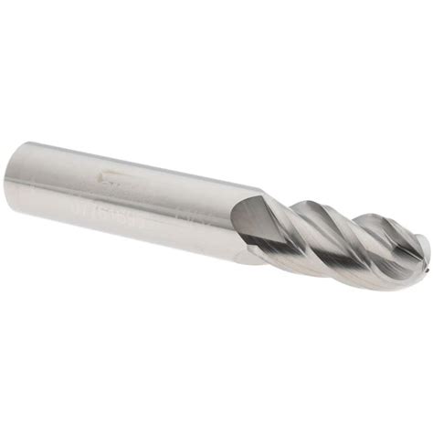 Accupro Ball End Mill Dia Loc Flute Solid Carbide