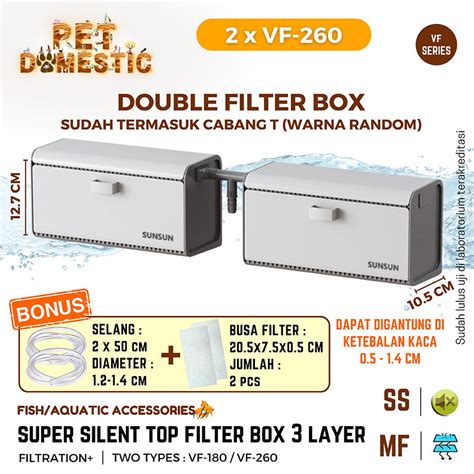 Jual Box Filter Aquarium Layer Top Box Filter Aquarium Filter