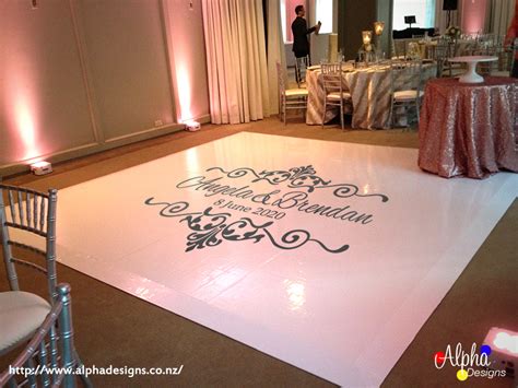 Wedding Dance Floor Decal Stickers NZ custom made print – Design A ...