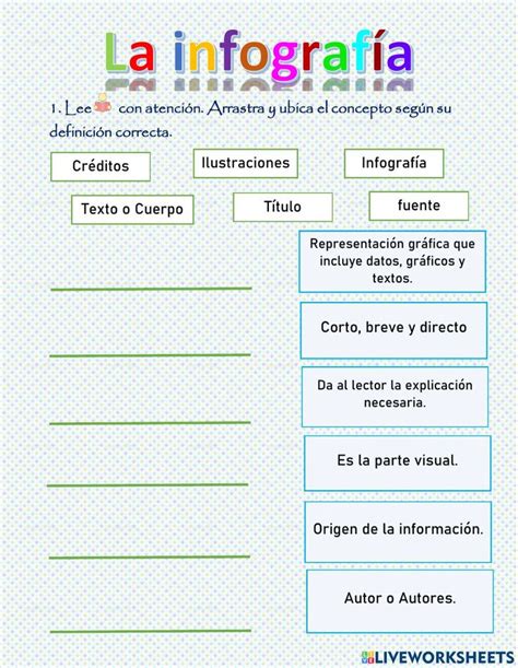 La infografía online worksheet for Primero de primaria Infografia