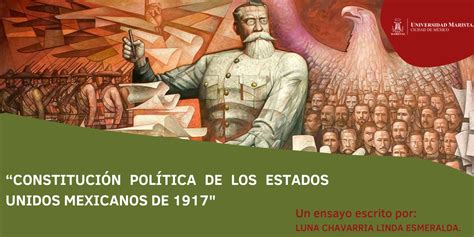 Constitución Política De Los Estados Unidos Mexicanos De 1917