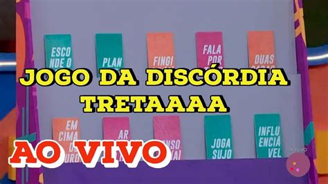 Jogo Da Discordia Bbb Vamos Live Noticias Bbb Youtube