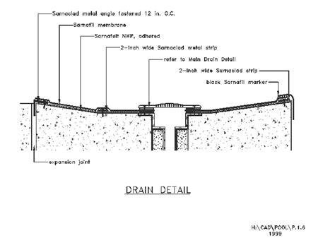 Drain detail drawing - Cadbull