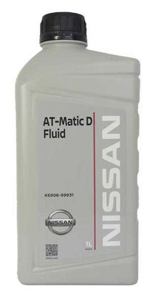 Трансмиссионное масло Nissan ATF Matic Fluid D 1л KE908-99931-R ...