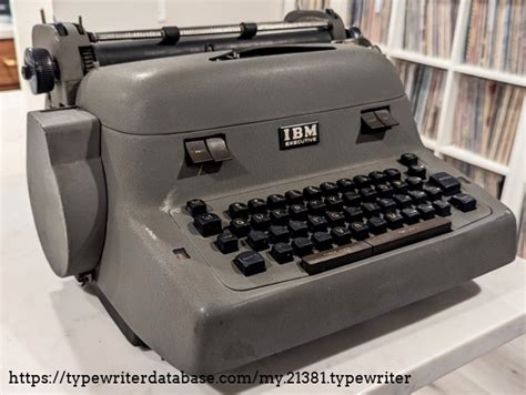 1951 IBM Model A Executive on the Typewriter Database