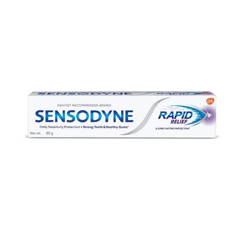 Sensodyne Rapid Sensitivity Relief Toothpaste (80 gm) - RichesM Healthcare