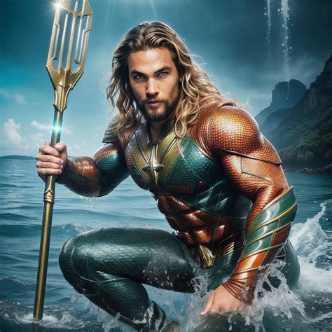 Aquaman with his trident by Gyaldhart on DeviantArt