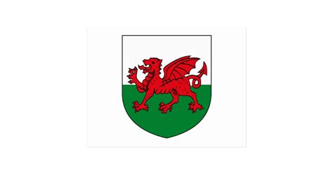 Wales Coat of Arms Postcard | Zazzle