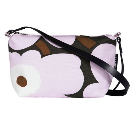 Marimekko Unikko Lilac Brown Heli Bag Marimekko Handbags Shoulder