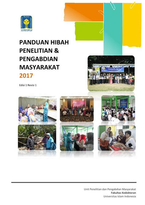 PDF Panduan Hibah Penelitian Pengabdian Masyarakat 2017 Setingkat