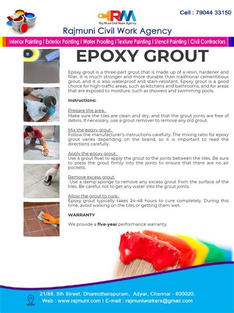 Epoxy Grout | PDF