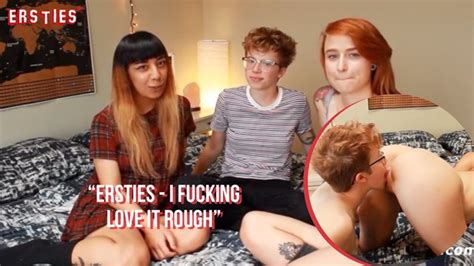 Ersties Sexy Lesbian 3Way With A Strap On
