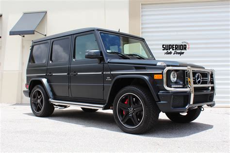 2014 MERCEDES BENZ G63 | MATTE BLACK - Superior Auto Design